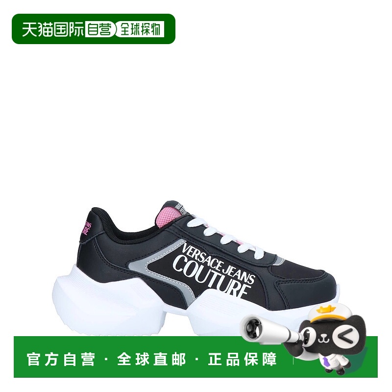 1h可退 潮奢 versace 范思哲 女士 运动鞋 black黑色 舒适时尚