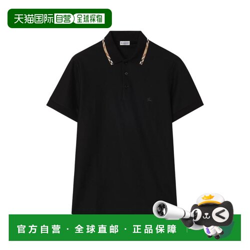 BURBERRY 男士T恤 8123492A1189 SS2026 黑色 T-SHIRT男装