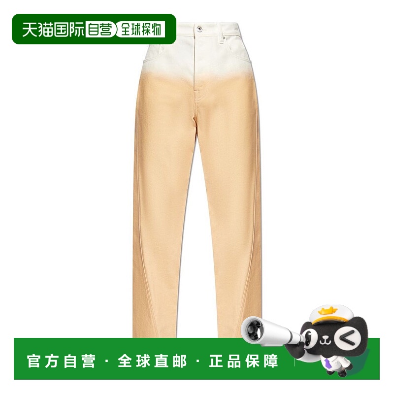 1h可退 潮奢 Lanvin 朗雯 男士 渐变效果扭褶牛仔裤 RMTR0051D081