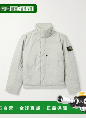 1h可退 潮奢 Stone Island 石头岛 男士 灰色尼龙带里衬夹克 S154