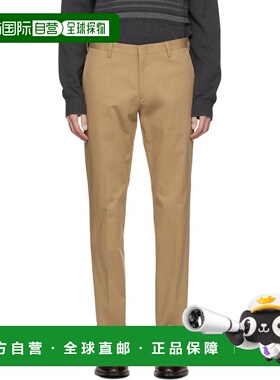 1h可退 潮奢 Paul Smith 保罗 史密斯 男士 黄褐色 Cotton Stretc