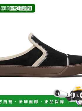 1h可退 潮奢 Lanvin 朗雯 男士 黑色 DBB1 Suede Mule 运动鞋 FMS