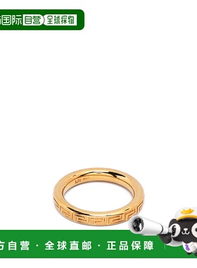 1h可退 VERSACE 男士戒指 DJMTDG567853J000 SS2025 金色 Jewelle