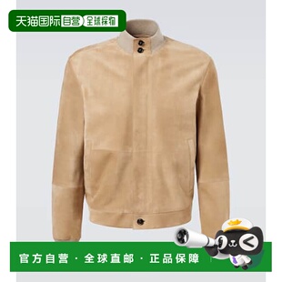 1h可退 潮奢 zegna 杰尼亚 男士 绒面革套头上衣外套男装夹克