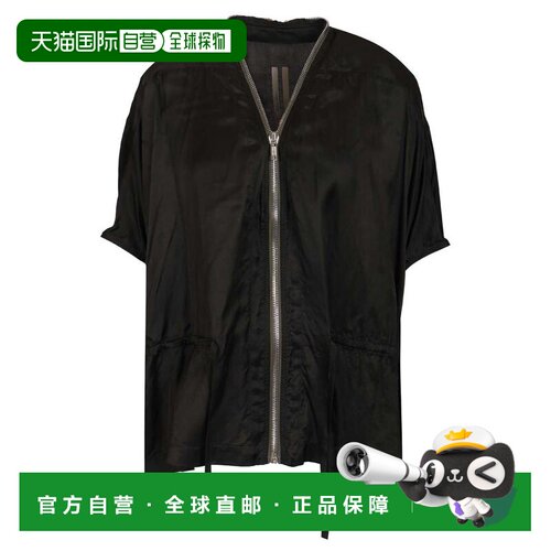 RICK OWENS 女士夹克 RP01F6733K09 SS2026 黑色 SAIL JACKET