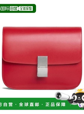 CELINE 女士斜挎包 189173DLS27ED AW2023 红色 CLASSIC中号牛皮