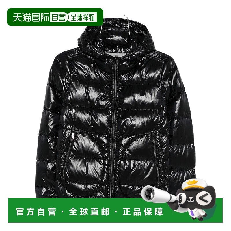 1h可退 HERNO 女士夹克 PI002062D120179300 AW2025 黑色 短款羽