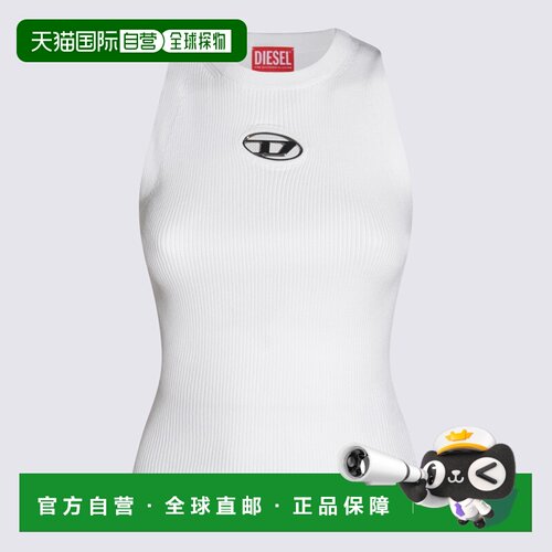 DIESEL 女士背心吊带 A174500DLAX100 AW2025 白色 Sleeveless to