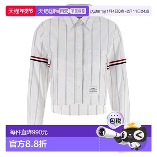 THOM BROWNE 女士衬衫 FLL183OF0660100 SS2026 白色