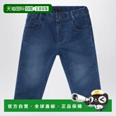 潮奢 蓝色牛仔裤 Givenchy 女童 1h可退 effect 纪梵希 washed 童