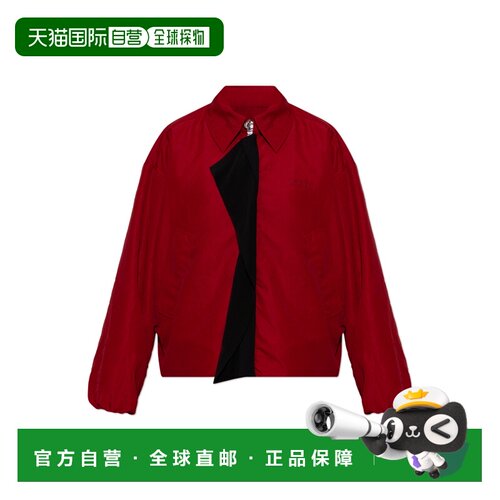 LOEWE 女士夹克 S540Y02XD30RED SS2026 红色 Jacket with crinkl