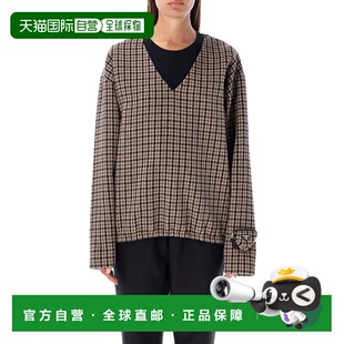 SS2024 P958L13IAF0005 棕色 女士针织毛衣 PRADA