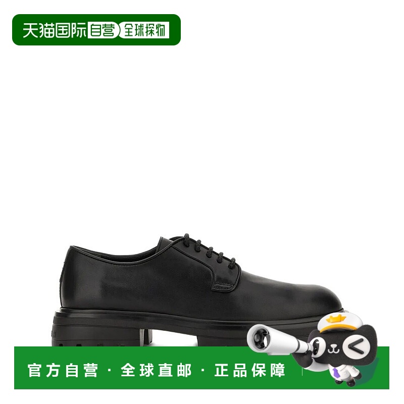 1h可退 HOGAN 男士商务正装鞋 HXM6730FM80UDMB999 AW2025 黑色