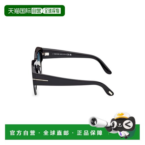 TOM FORD 男士太阳镜 FT108301P SS2026 黑色 全框太阳镜
