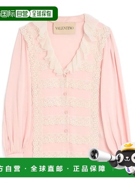 VALENTINO 女士衬衫 BAB7W09AY0P7  CO粉红色泡泡袖