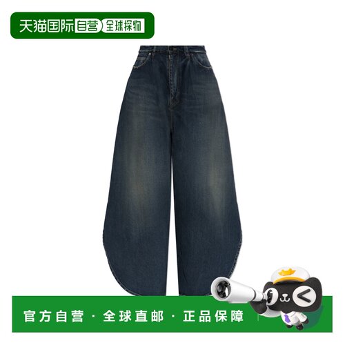 BALENCIAGA 女士牛仔裤 872218TRW614060 AW2026 蓝色直筒裤