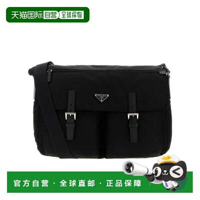 PRADA 男士单肩包 2VD0722C26VMOOF0002 AW2026 黑色斜挎包手提包