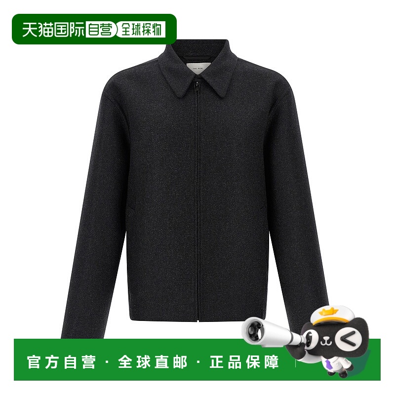 THE ROW 男士夹克 1084W4067DCO AW2025 黑色 长袖休闲夹克
