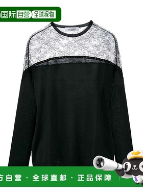 VALENTINO 女士针织毛衣 LB3KC17V2TM0NO CO 黑色 Crewneck