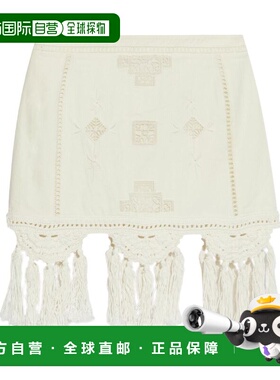 ISABEL MARANT 女士半身裙 JU0325FAC1J12I20WH SS2025a字裙