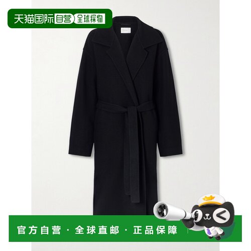 The Row 女士 Ciara 羊毛羊绒混纺长款大衣 R000442W1439BLK