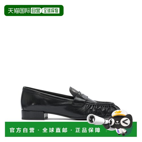 PRADA 女士芭蕾乐福鞋 1D175O007F0002F020 AW2025黑色 普拉达