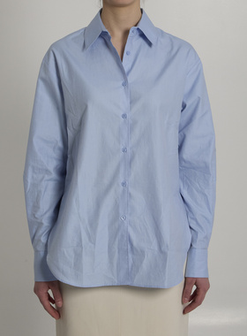 香港直邮潮奢 The Frankie Shop 女士 Peri 棉质衬衫 CHFS2194632