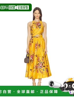 1h可退 潮奢 ZIMMERMANN 女士 Patience 中长连衣裙 6460DRS264