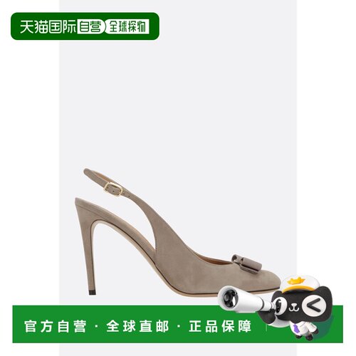 Salvatore Ferragamo 菲拉格慕 女士 Vibily 绒面革露跟女鞋 7943