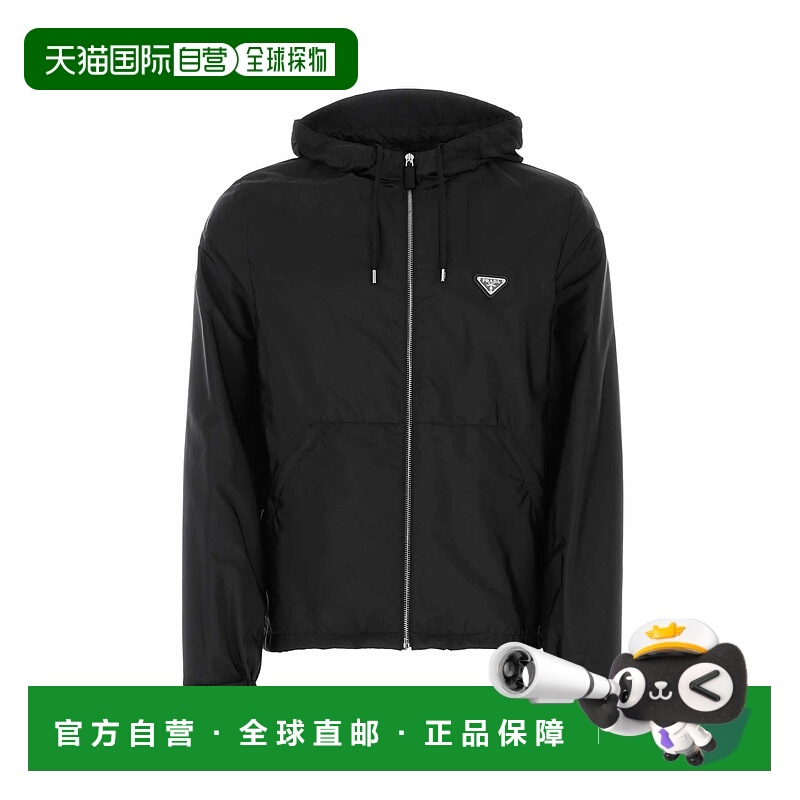 1h可退 PRADA 男士夹克 SGC220S2311WQ9F0002 AW2025 黑色