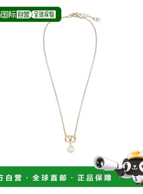 1h可退 VALENTINO 女士项链 WJ0Y77UXMR5G SS2025 金色 吊坠项链