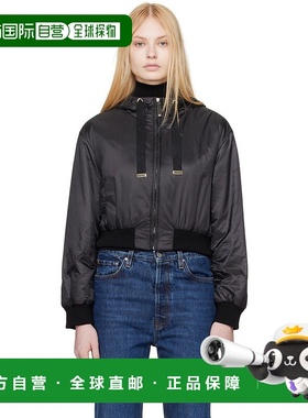 1h可退 潮奢 MaxMara 麦斯玛拉 女士 黑色 The Cube 系列连帽飞行