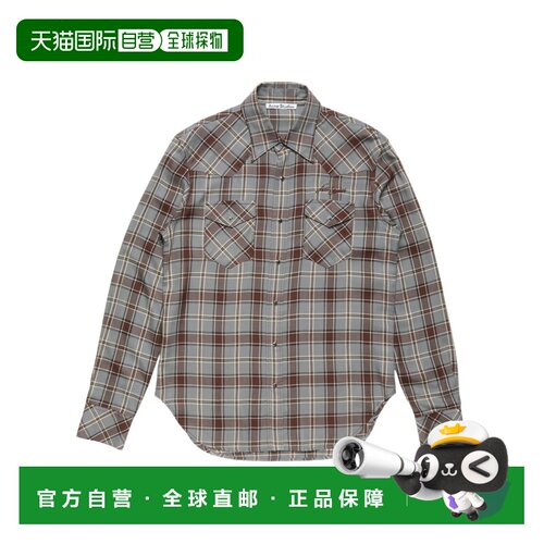 1h可退 奢淘 Acne Studios 格纹纽扣衬衫 男 BB0715