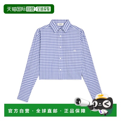 CELINE 女士衬衫 2C8370N4101NL CO 花色 维希棉短款衬衫通勤