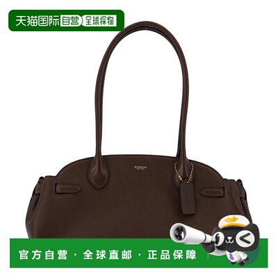 1h可退 COACH 女士单肩包 CCM57 SS2025 棕色 Coach Empire Carry