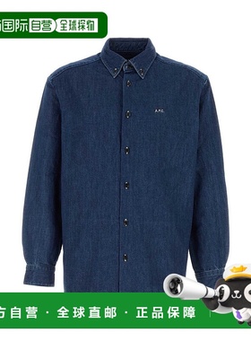 A.P.C. 男士衬衫 COHALH12586IAI AW2025 蓝色 