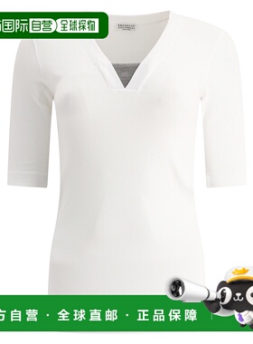 BRUNELLO CUCINELLI 女士T恤 SS2025短袖针织衫M0TC8EL692C159