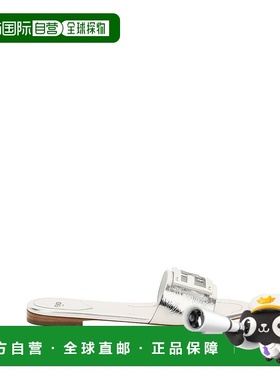 FENDI 女士凉鞋 8R8136AI16F0GE7 CO 灰色 Slides in Silber拖鞋