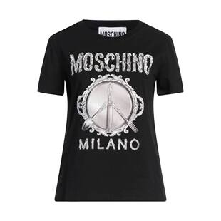 女士 莫斯奇诺 Moschino black黑色 舒适时尚 T恤 潮奢