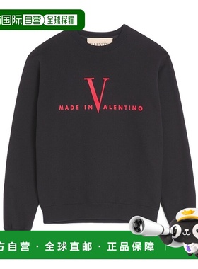 VALENTINO 男士卫衣 VMF28RBCU0NR AW2025 黑色 长袖卫衣