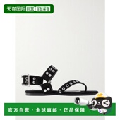 潮奢 alaia 女士 1h可退 精饰绒面革凉鞋 AA3S134CK177