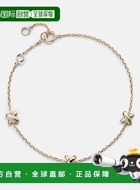 1h可退 潮奢 stone and strand 女士 Kisses 金色14kt金链条手链