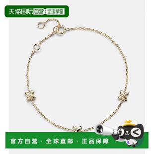 and stone strand 女士 金色14kt金链条手链 1h可退 Kisses 潮奢