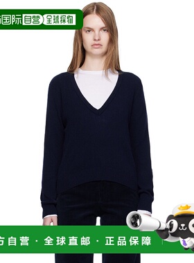 1h可退 潮奢 A.P.C. 女士 海军蓝 Anae 毛衣 WOASAF23429针织