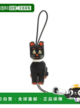 1h可退 潮奢 LOEWE 罗意威 女士 Louis Wain Cat 毛氈吊飾 C62123