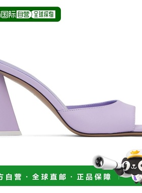 1h可退 潮奢 The Attico 女士 紫色 Mini Devon 凉鞋 242WS772L00