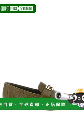 FENDI 女士芭蕾乐福鞋 8D8756NBAF0WWE AW2025 军绿色 'Baguette'