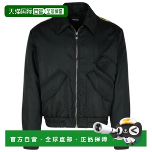 VERSACE AW2024 男士 10157191A110335BC60 黑色 夹克 1h可退