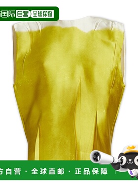 PRADA 女士T恤 P933L125CF0322 SS2023 黄色 TOP