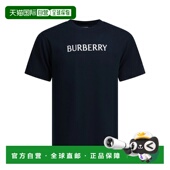 8122388 SS2026 Cotton BURBERRY 蓝色 T恤 shirt 男士 with log